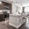 Open living space with a large kitchen open to living room