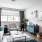 living room with couch and coffee table