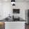 a kitchen with a granite counter top