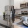 a kitchen with a granite counter top